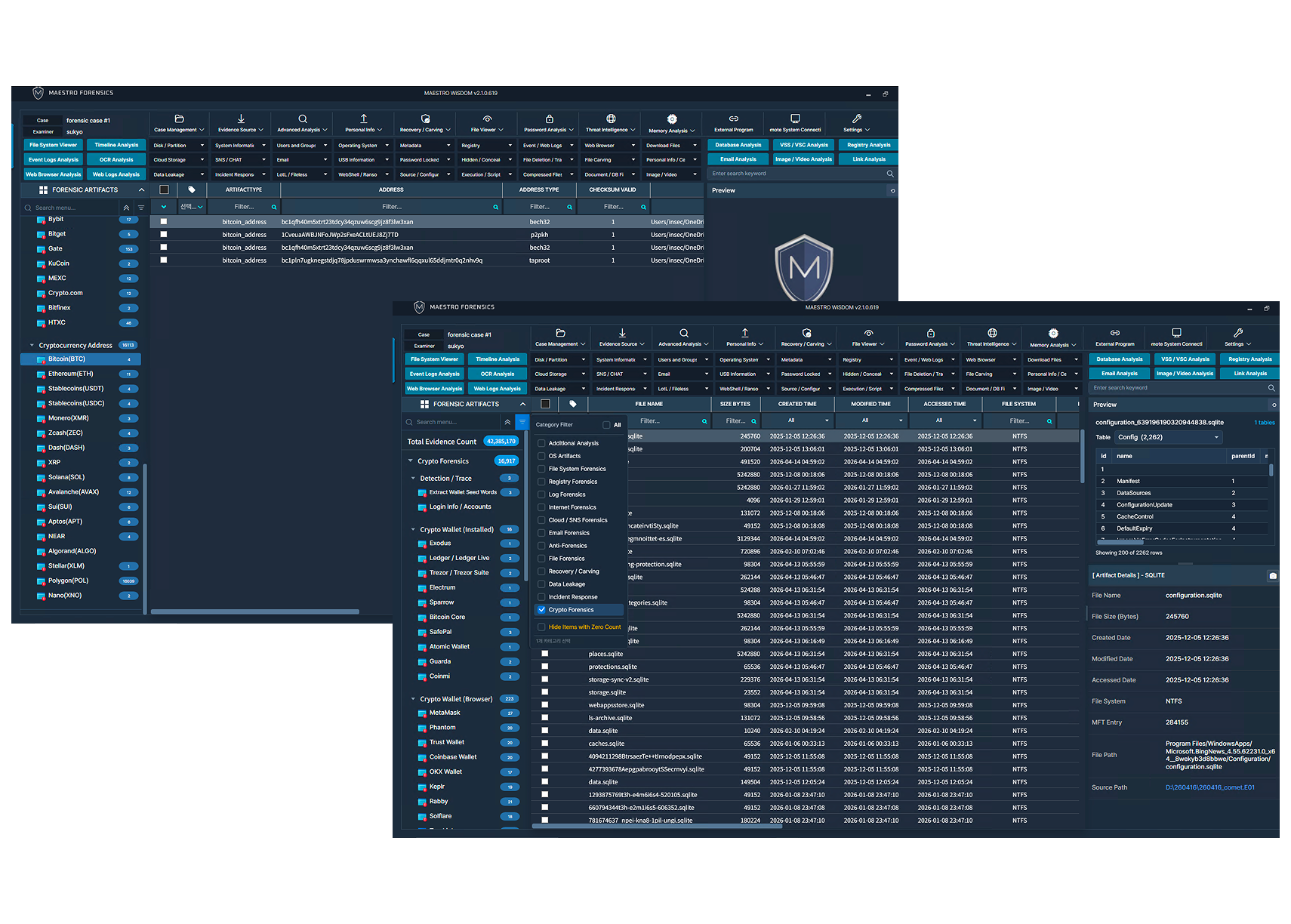 Cryptocurrency Detection Analysis